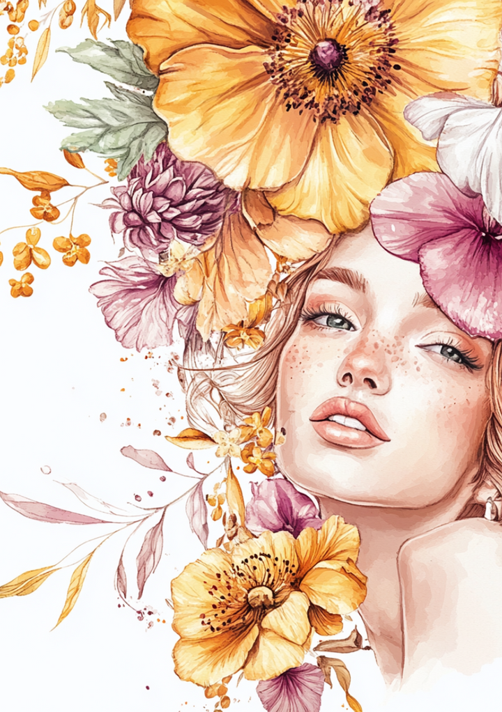 Floral muse |  Cadeaukaart Fripperies