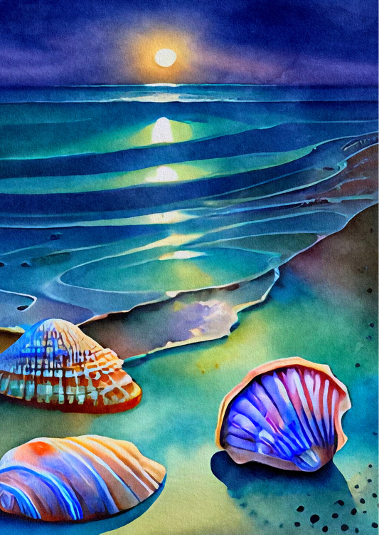 Sea Shells: Shells at Sea | Kaart Fripperies