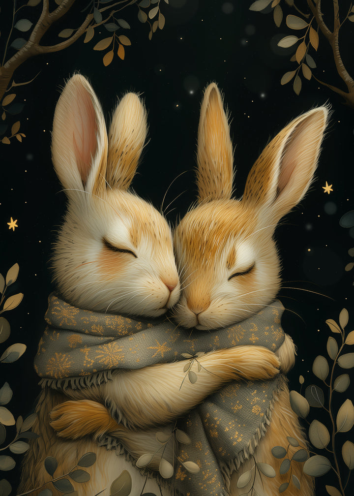 Cuddle Time: Konijn | Kaart Fripperies