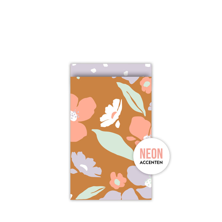 Fresh Flowers roest | Cadeauzakjes 5st