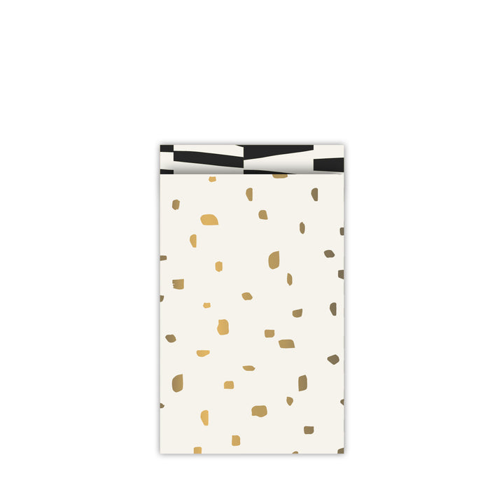 Minimal Dots off-white/goud | Cadeauzakjes 5st