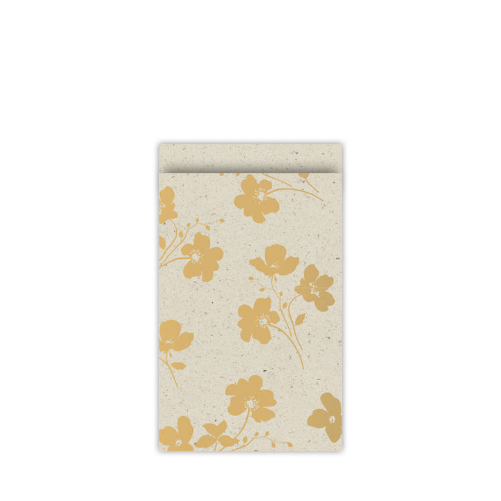 Classic Flowers grass/goud | Cadeauzakjes 5st
