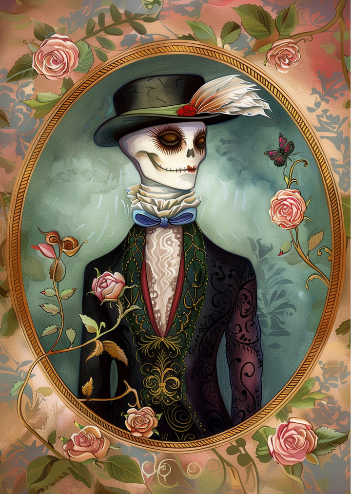 Halloween Characters: Dark thoughts | Kaart Fripperies