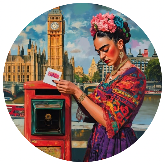 Frida Kahlo: Mailbox | Stickerrol
