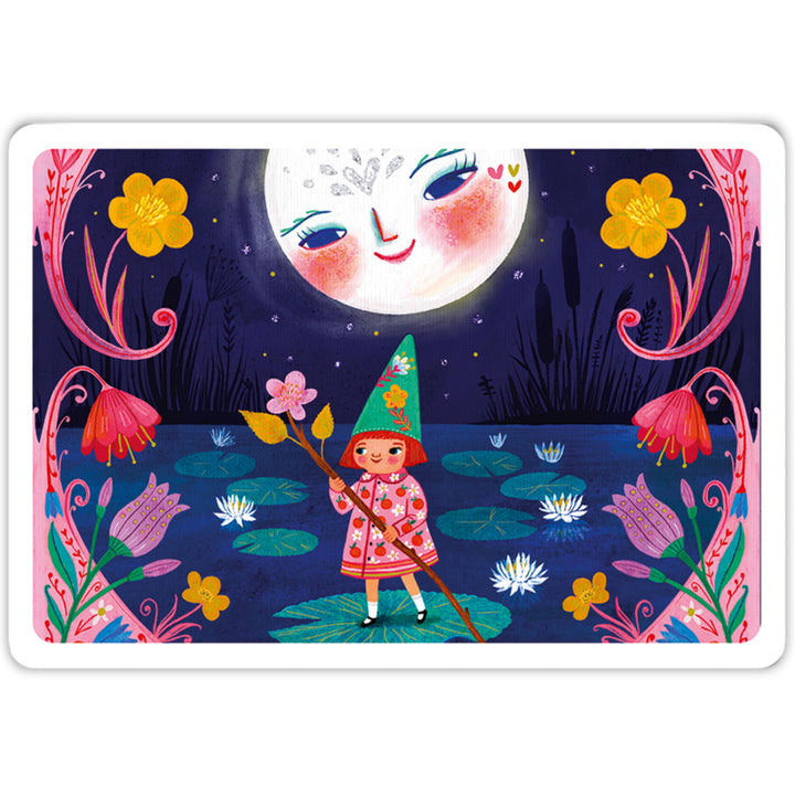 LUTIN SOUS LA LUNE | Kaart Aquarupella