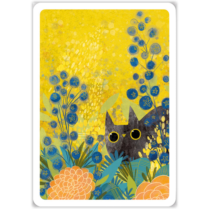 CHAT AUX YEUX JAUNES | Kaart Aquarupella