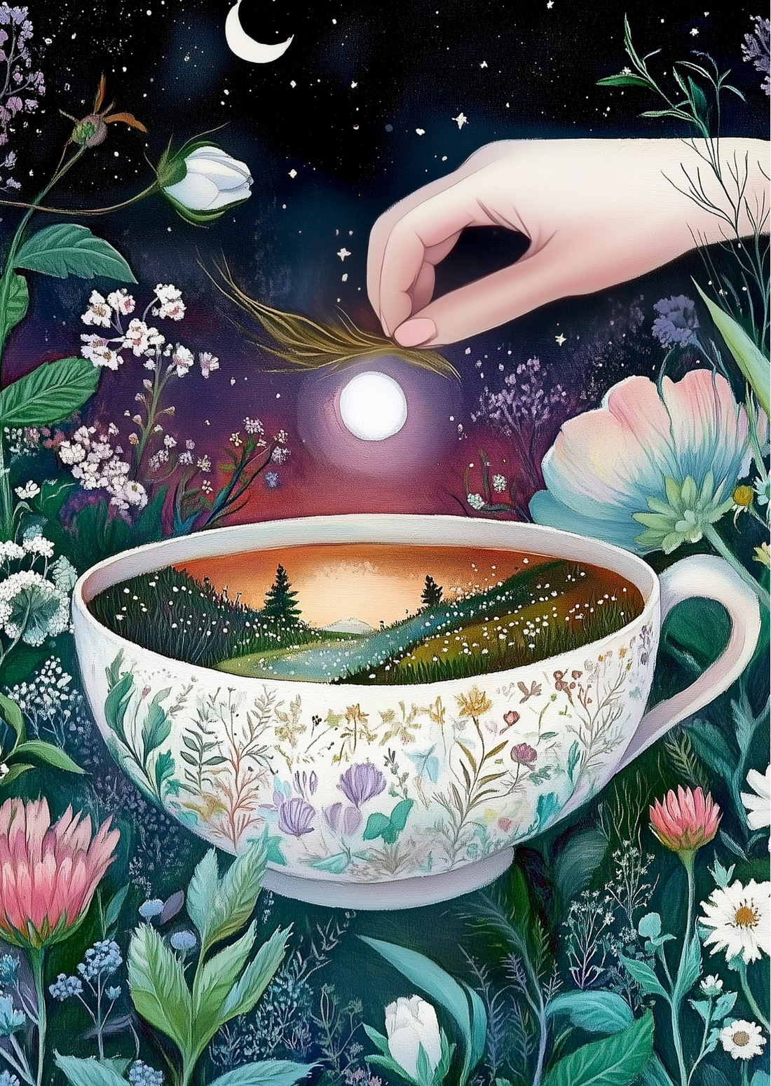 World in a cup: Wonders in a Teacup | Kaart Fripperies