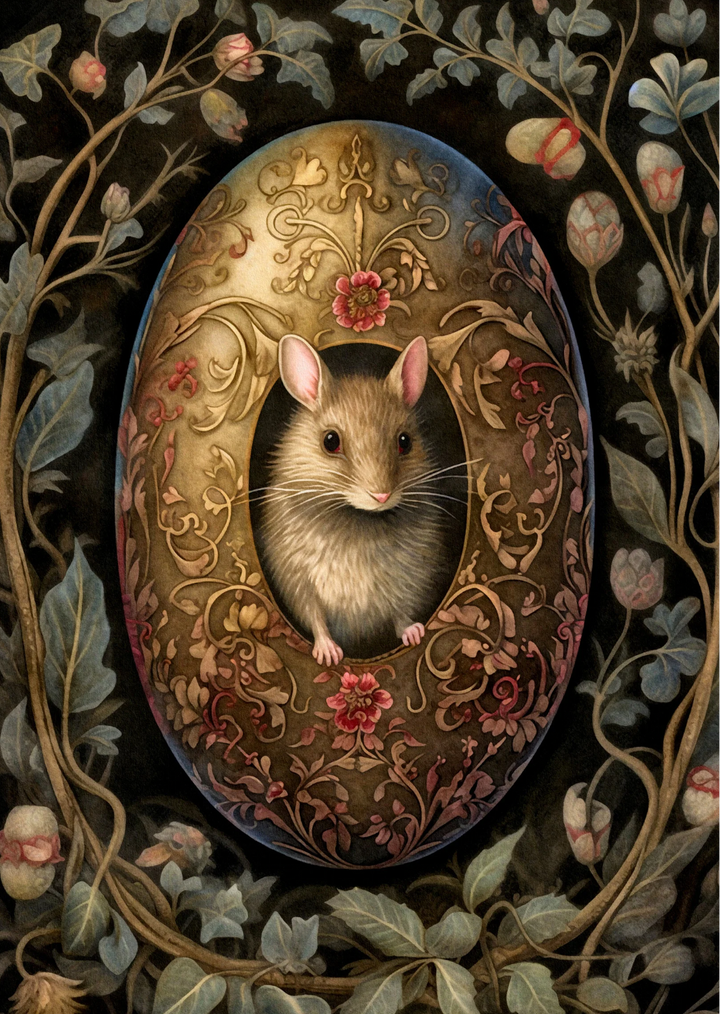 Easter Eggs: Muis | Kaart Fripperies
