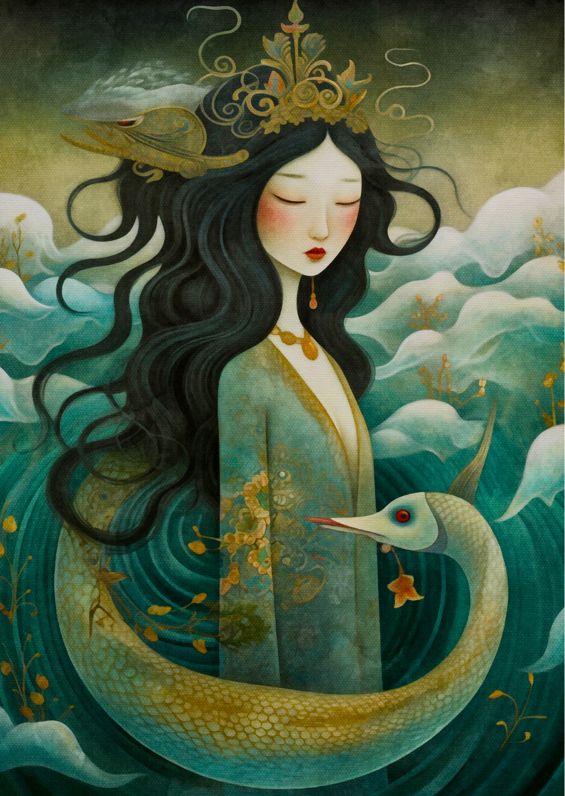 Ocean Siren: Garfish | Kaart Fripperies