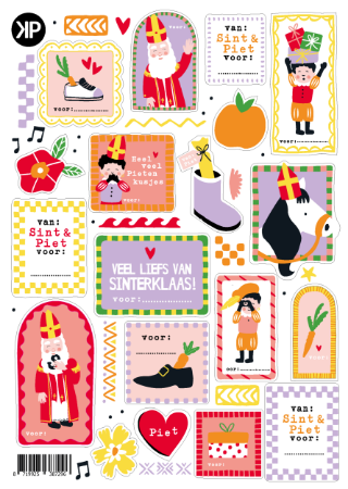 Sinterklaas feest | Stickervel Sinterklaas 2025