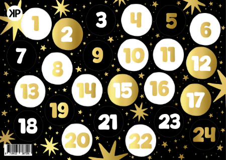 Advent luxe | Stickervel A5