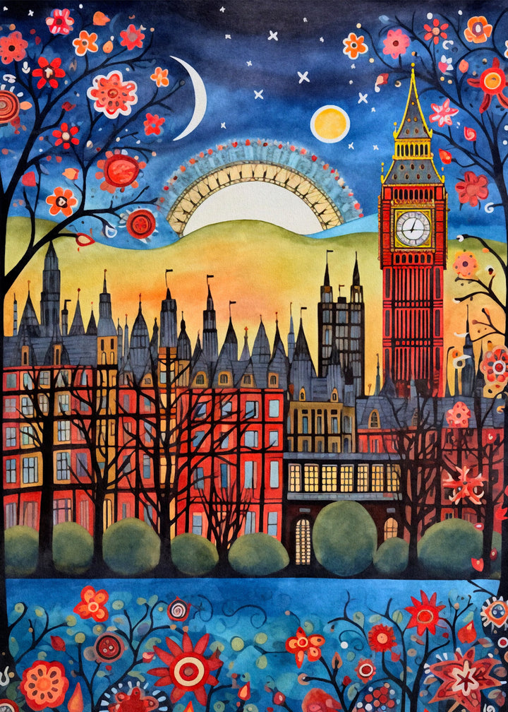 World cities: London | Kaart Fripperies