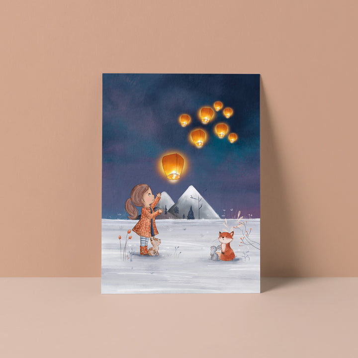 Stralende lichtjes | Kaart Studio Poppybird