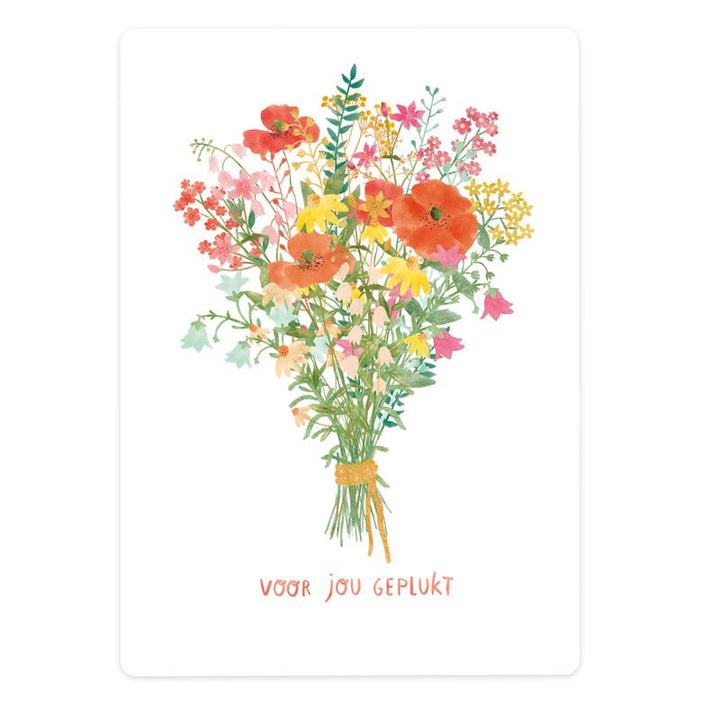 'Veldboeket - Voor Jou Geplukt' | Kaart The Lemonbird