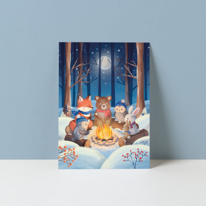 Cosy kampvuur | Kaart Studio Poppybird