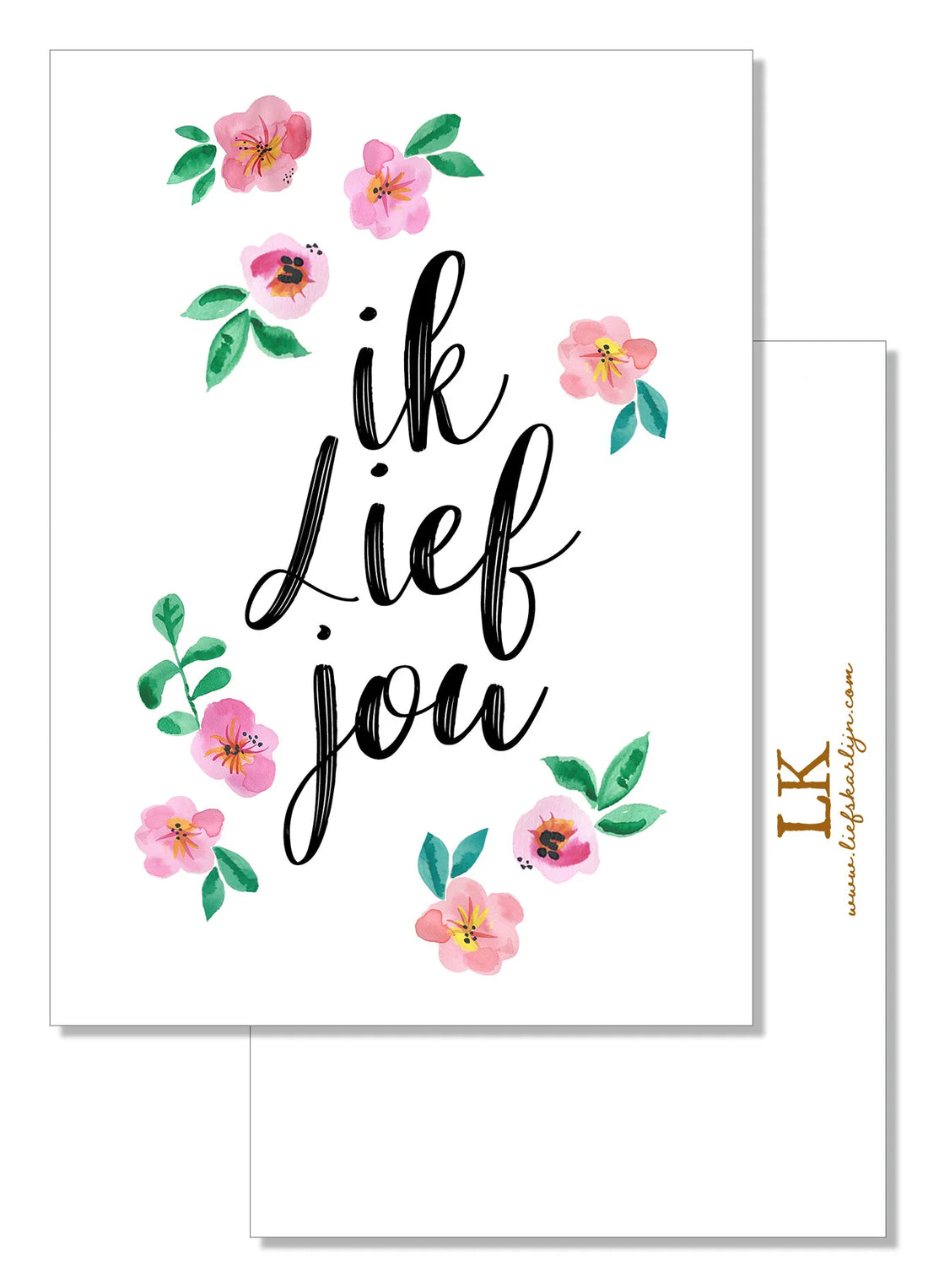 Ik lief jou | Kaart LiefsKarlijn