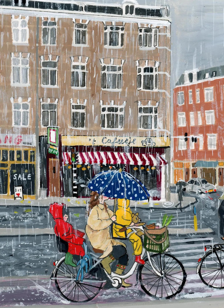 Op de fiets in Amsterdam | Kaart Gwen van Knippenberg