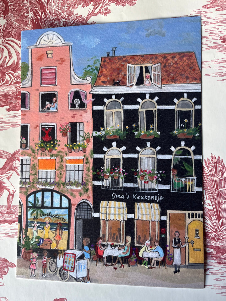 Huisjes zomer | Kaart Gwen van Knippenberg