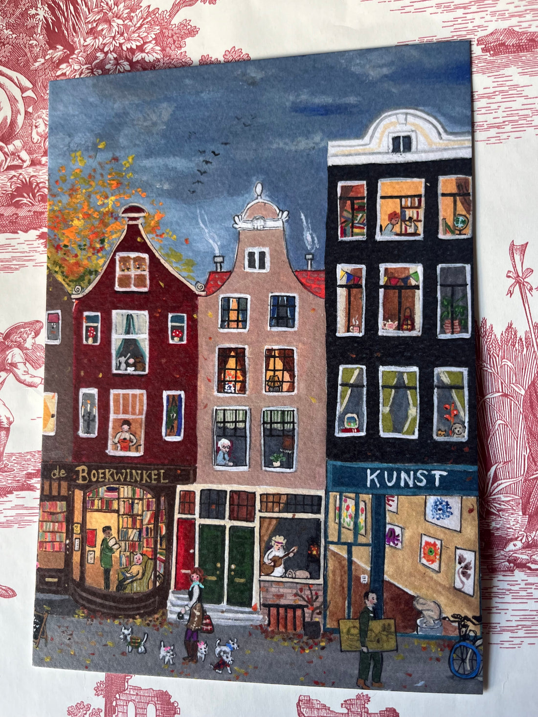 Huisjes herfst | Kaart Gwen van Knippenberg