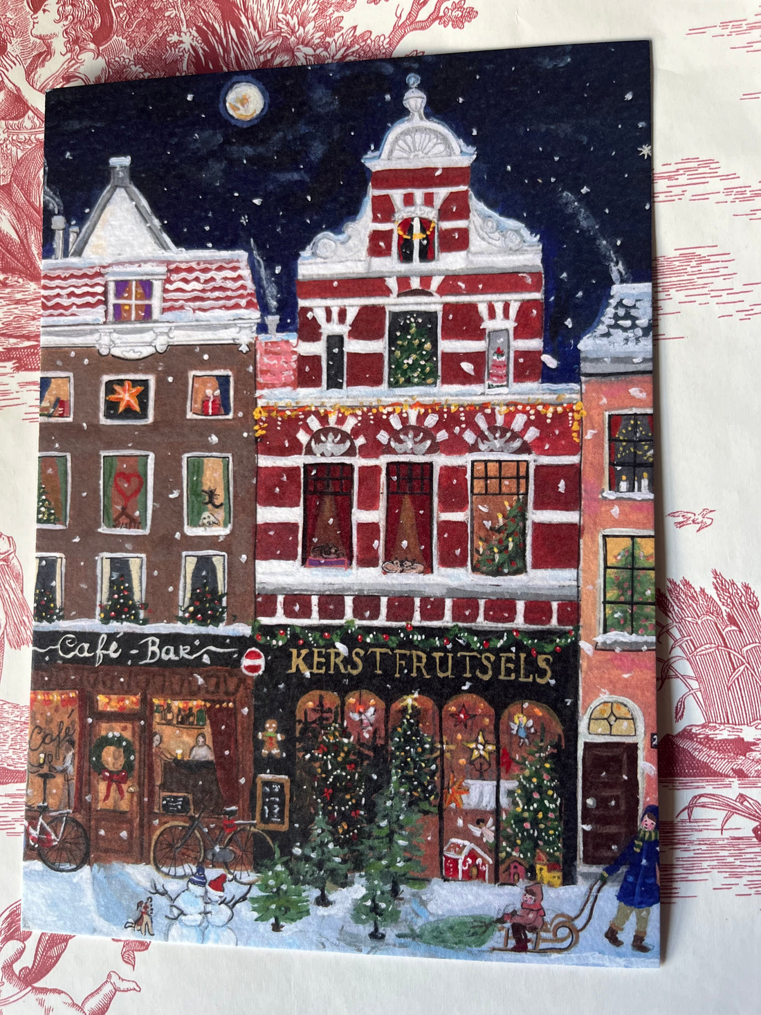 Huisjes winter | Kaart Gwen van Knippenberg