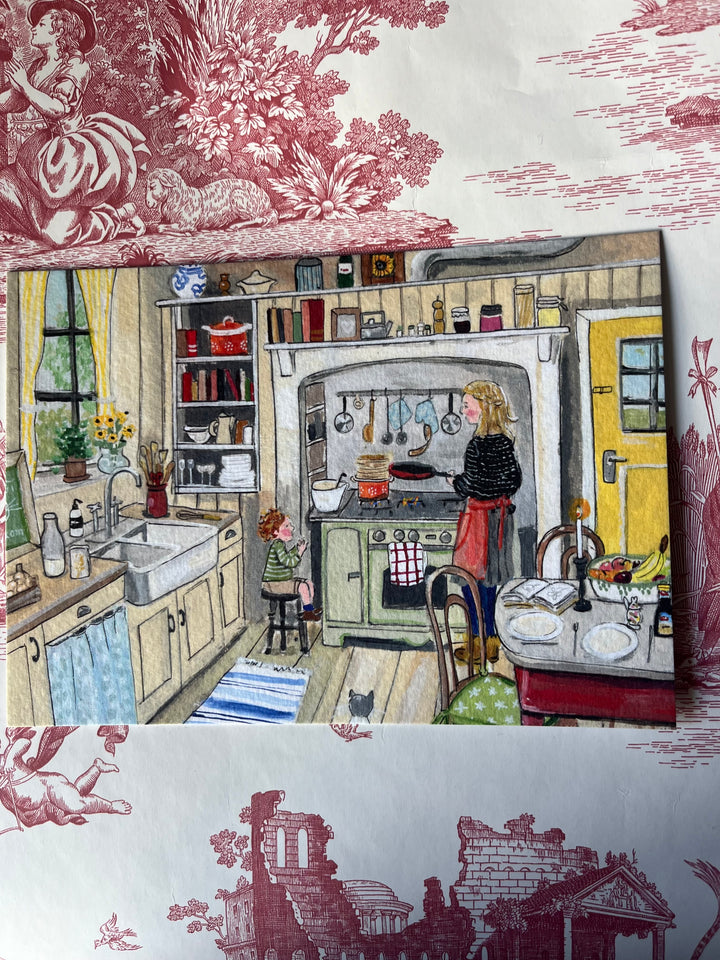 Pannenkoeken bakken | Kaart Gwen van Knippenberg