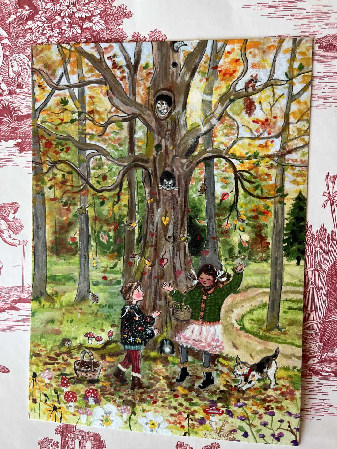 De herfstboom | Kaart Gwen van Knippenberg