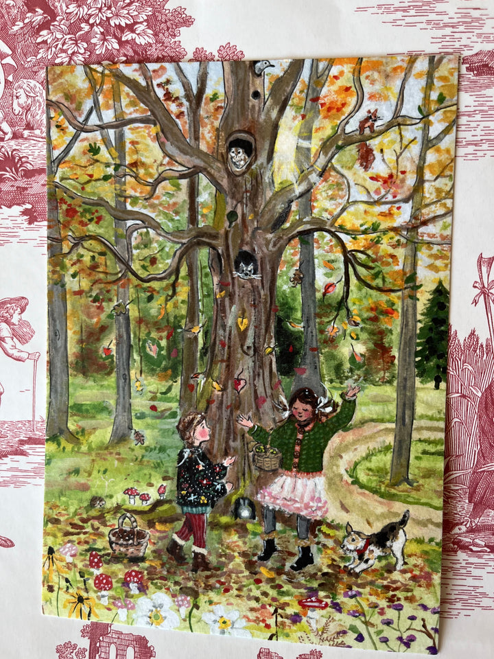 De herfstboom | Kaart Gwen van Knippenberg