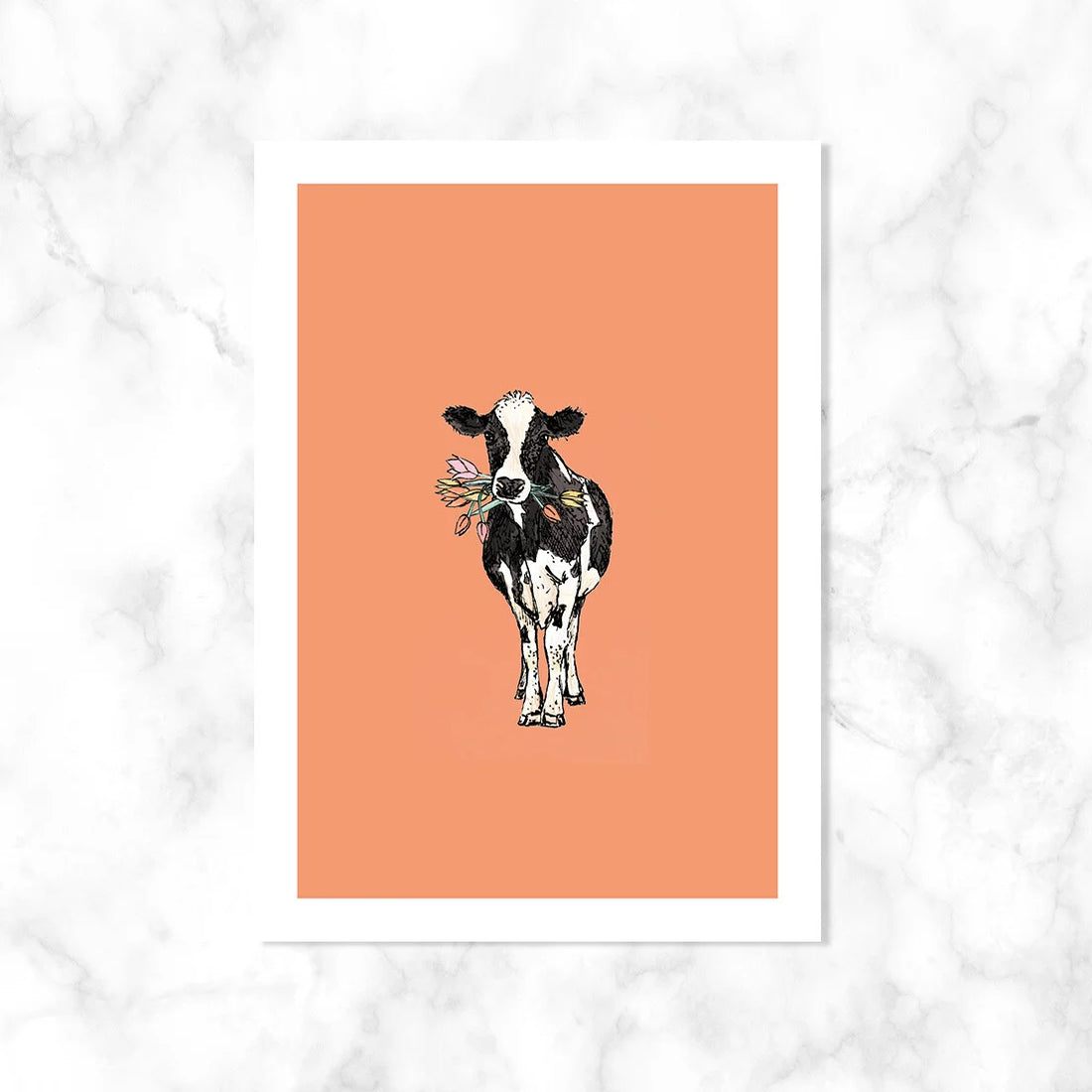 Nederland: Koe | Kaart Kaartstudio