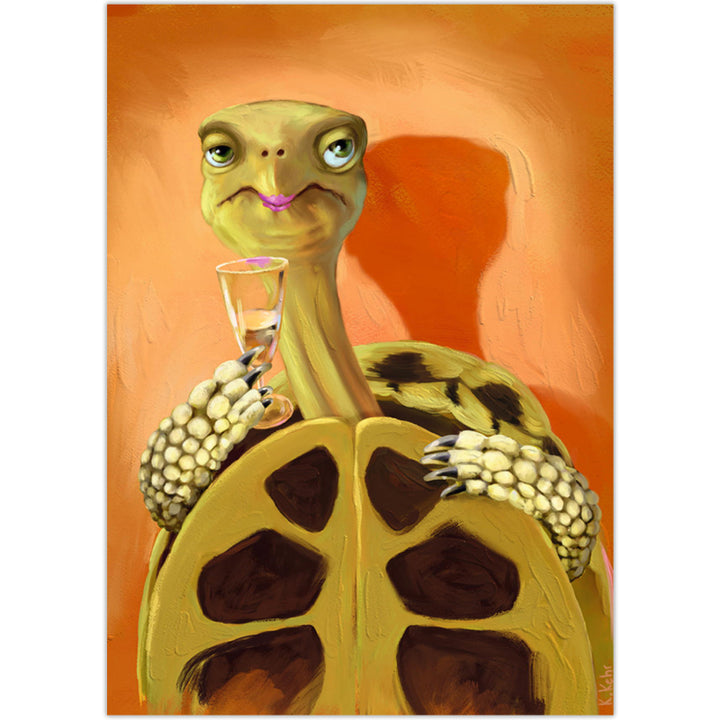 Schildpad Champagne | Kaart Inkognito
