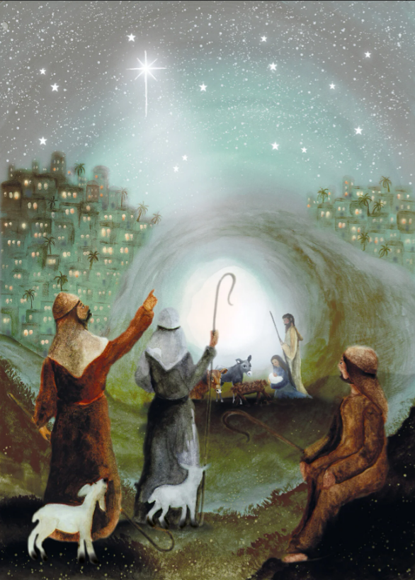Star of Bethlehem | Kaart Bijdehansje
