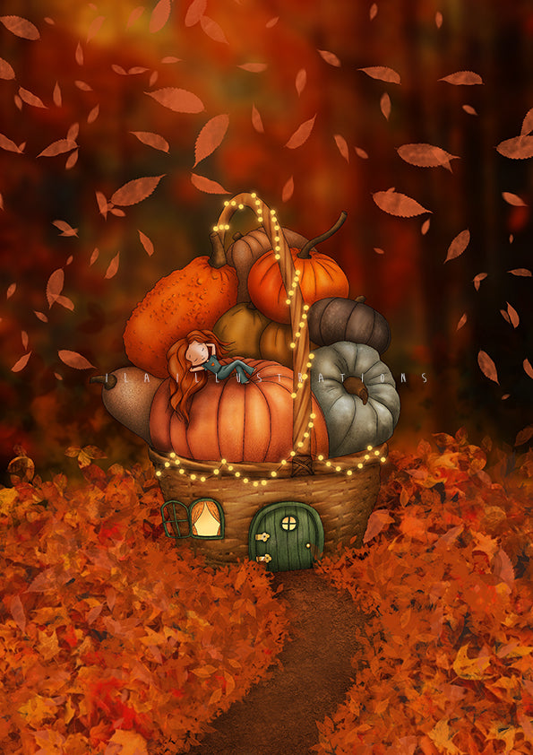 169 - Pumpkin Season | Kaart Ila Illustrations