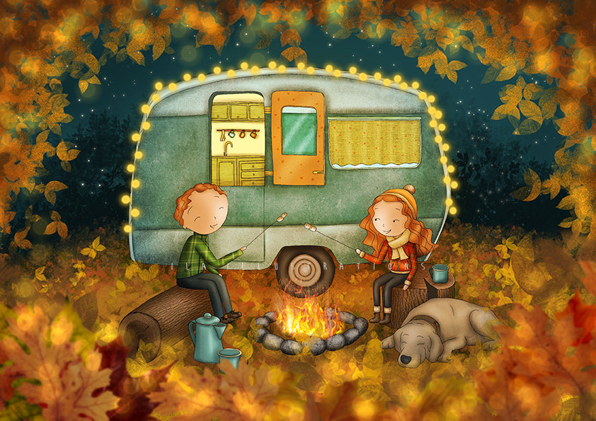 167 - Campfire | Kaart Ila Illustrations