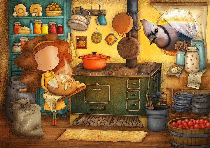 166 - Cozy Baking | Kaart Ila Illustrations