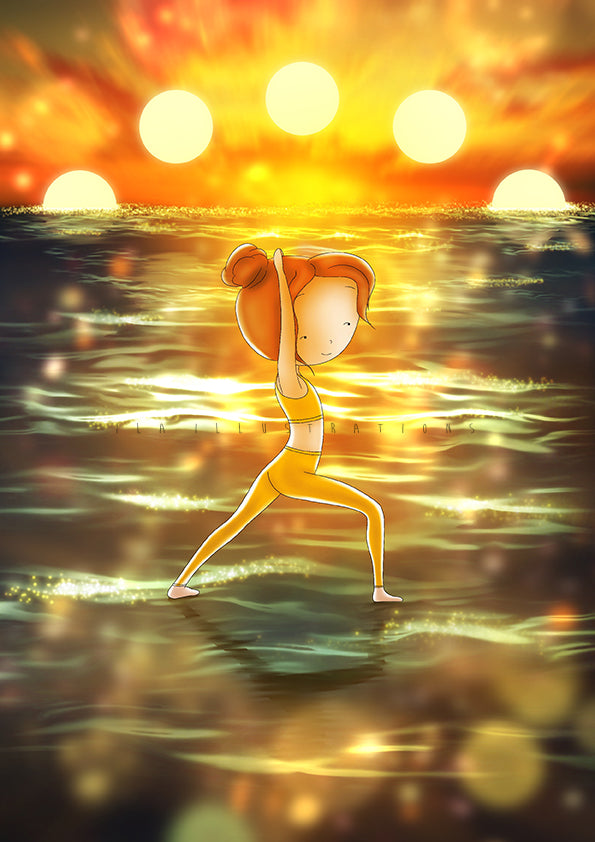 134 - Sun Salutation | Kaart Ila Illustrations