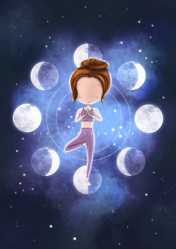 132 - Moon Phases | Kaart Ila Illustrations