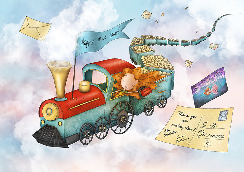 165 - Happy mail day | Kaart Ila Illustrations