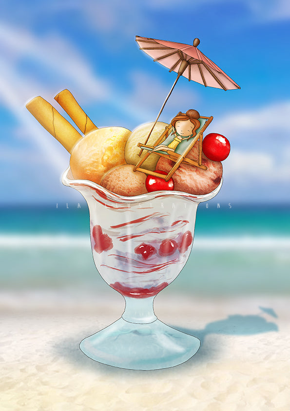 098 - Gelato | Kaart Ila Illustrations