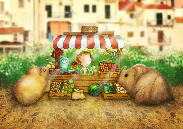 096 - Ila's Market | Kaart Ila Illustrations