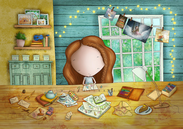 081 - Atelier | Kaart Ila Illustrations