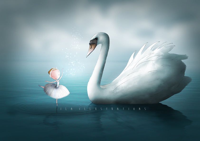 052 - Ballerina | Kaart Ila Illustrations