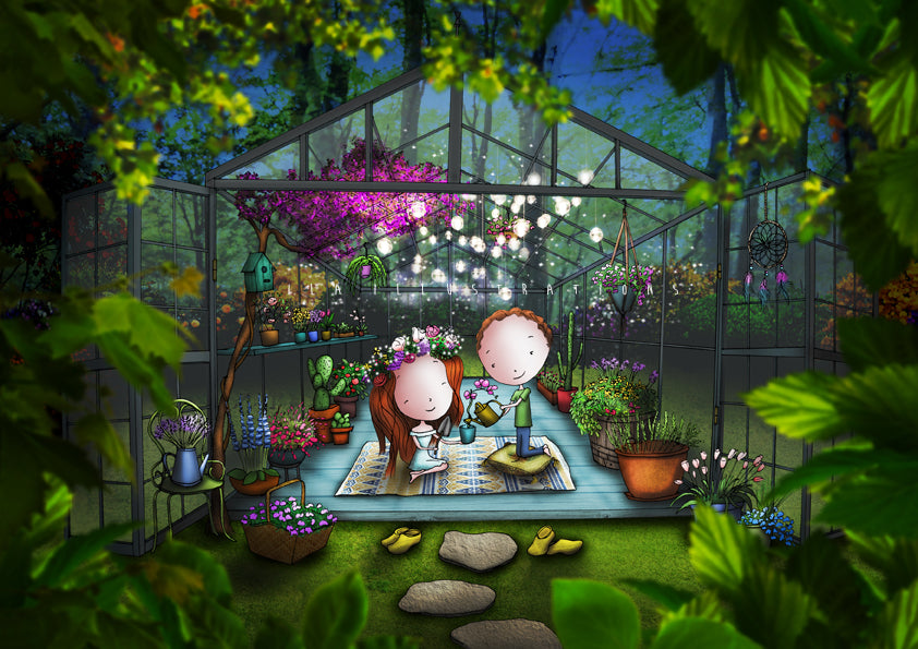 048 - Greenhouse | Kaart Ila Illustrations