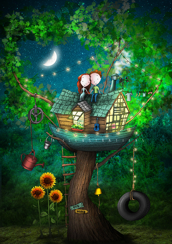 044 - Our home | Kaart Ila Illustrations