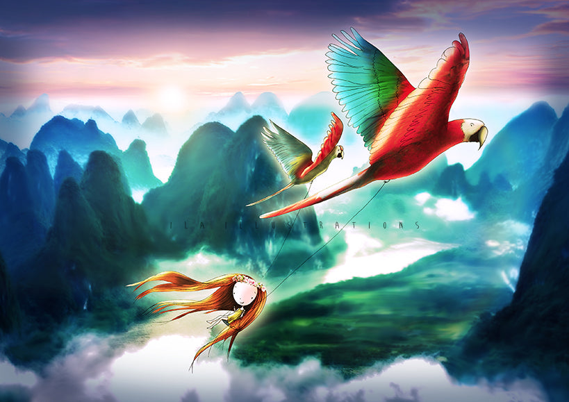 042 - Swing | Kaart Ila Illustrations