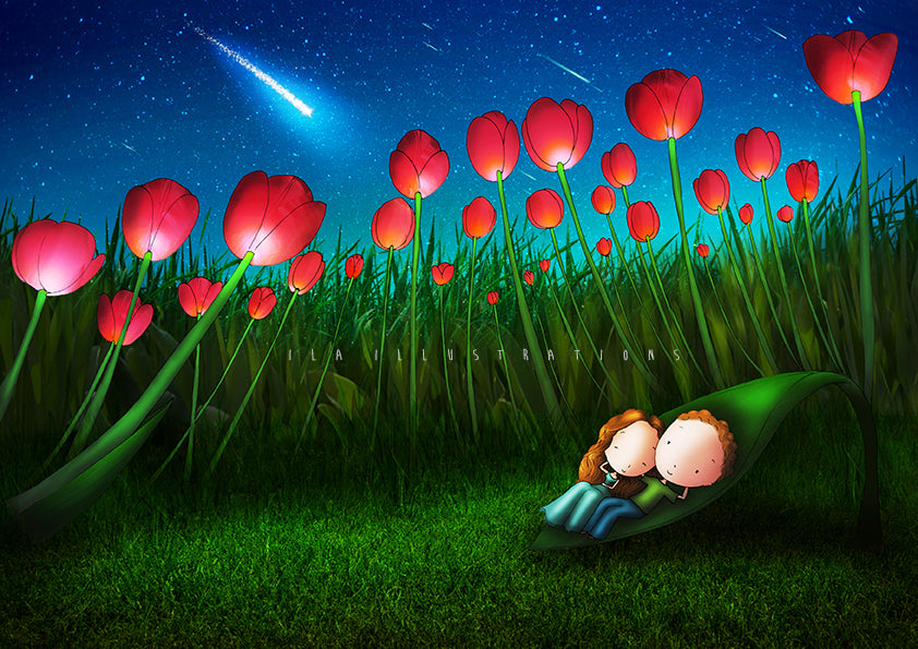 038 - Tulips | Kaart Ila Illustrations