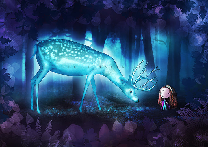 012 - Guardian of the Forest | Kaart Ila Illustrations
