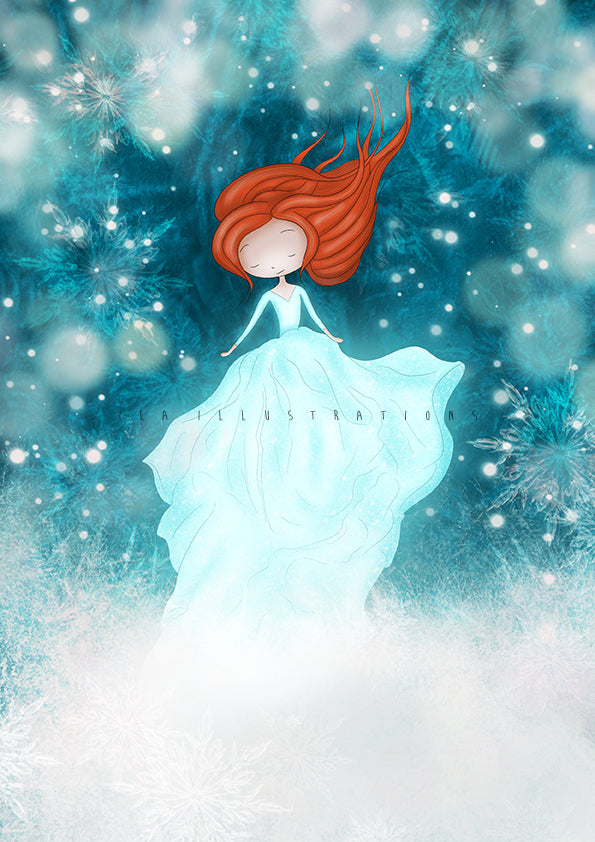 174 - Snow Dance | Kaart Ila Illustrations