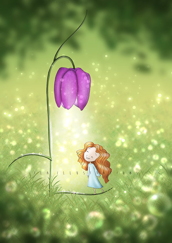178 - First Flower | Kaart Ila Illustrations
