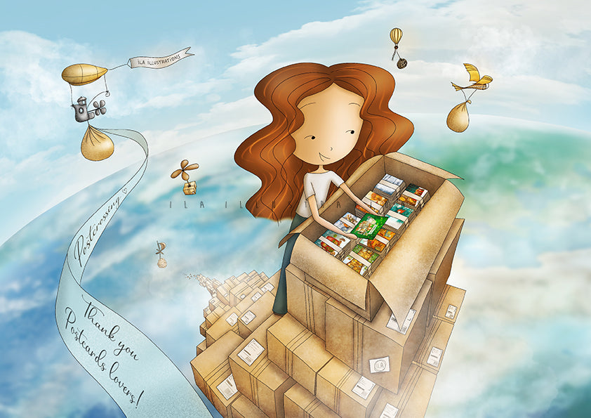 Postcards orders | Kaart Ila Illustrations