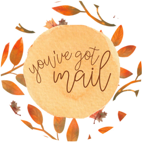 You've got mail herfst| Sluitstickers 10st.