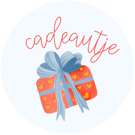 Cadeautje| Sluitstickers 10st.